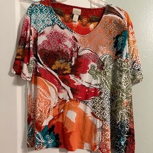 Chico’s Floral Shirt